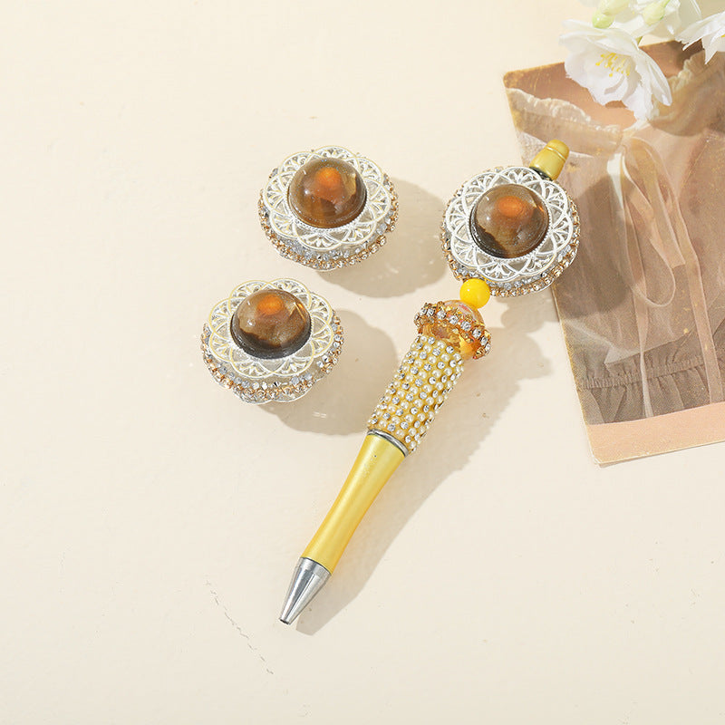 Wholesale Heavy Industry Alloy Cosmic Starry Sky Loose Balls